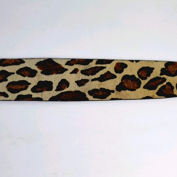 B-Low the Belt Wide Ponyhair Waist Leather Belt L - Picture 11 of 11